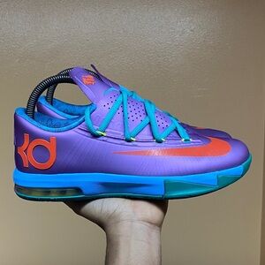 2013 Nike KD 6 “Rugrats” Basketball Sneakers Size 8  599477-500
